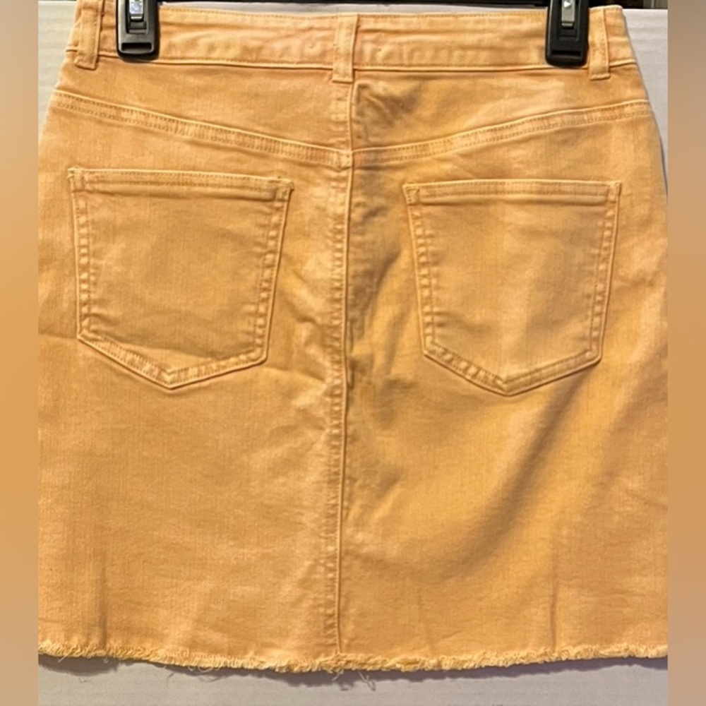 GB cute light orange denim skirt Small NWT - Picture 3 of 6